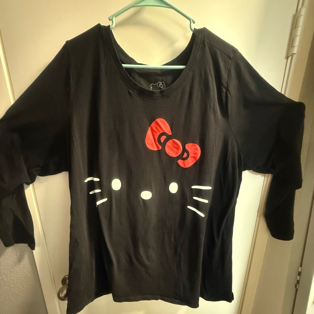 Hello Kitty Black and Red Plus Size Shirt
